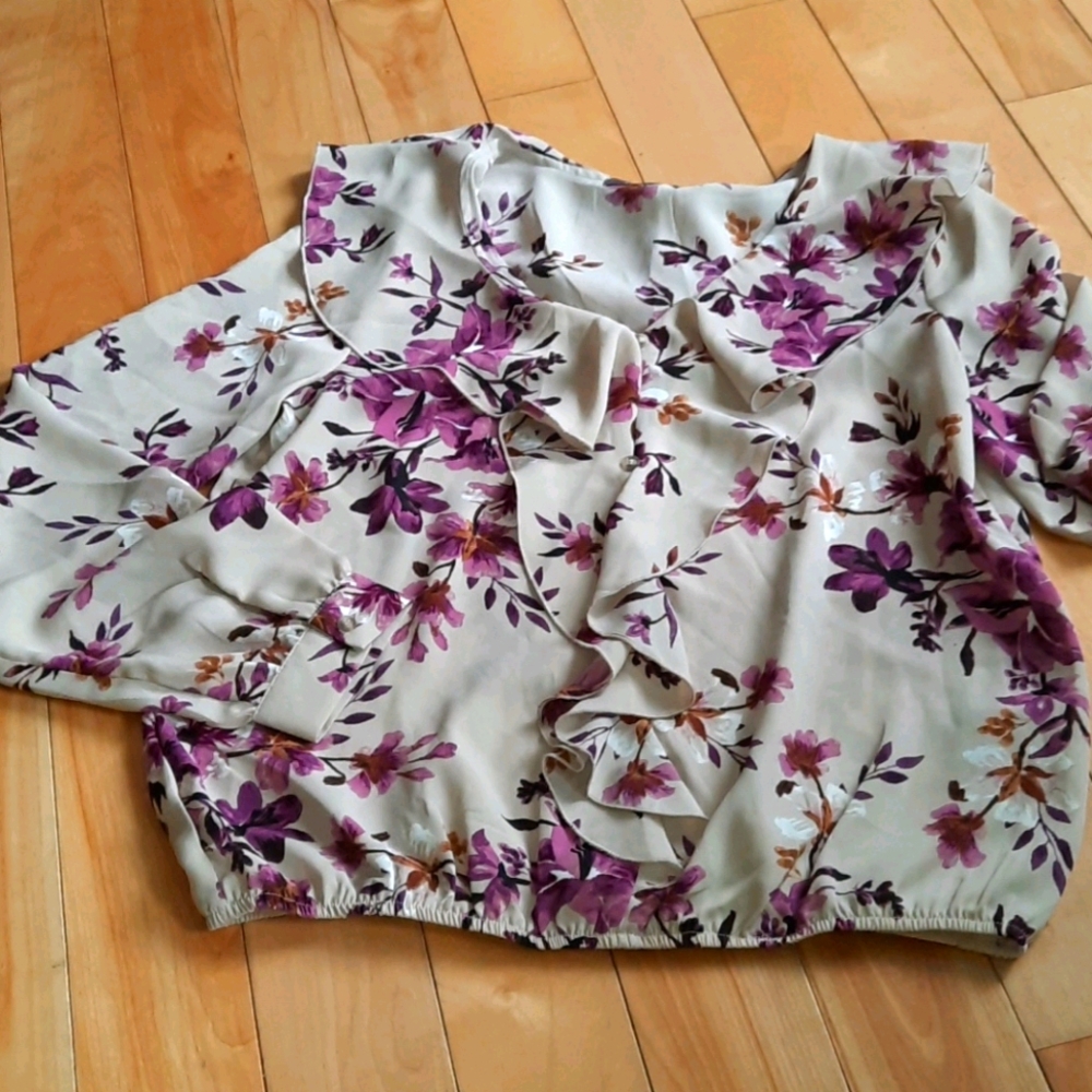 Long sleeve blouse